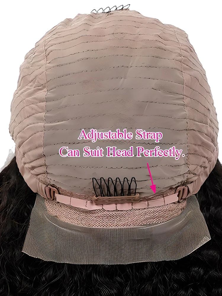 CurlyMe Body Wave Natural Black Human Hair T part Lace Front Wigs With Natural Hairline - Image 6