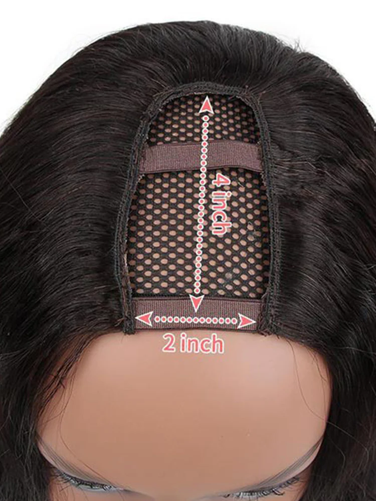 CurlyMe Loose Wave Hair 180% Density Human Hair U part Wig Affordable Glueless No Lace Wig - Image 6