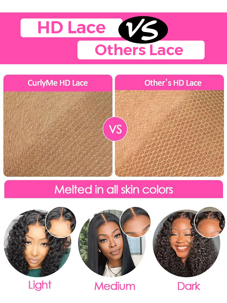 CurlyMe Pre-cut 9x6 Lace M-cap Wear Go Glueless Mini Knots Straight Hair Highlight Wig Pre-plucked - Image 3
