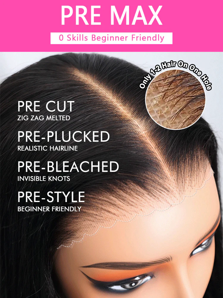 CurlyMe Pre-cut 9x6 Lace M-cap Wear Go Glueless Mini Knots Afro Curly Hair HD Lace Front Wig Pre-plucked - Image 7