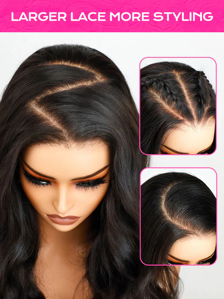 CurlyMe Pre-bleached Knots Wear Go Glueless Wig Pre-cut 7x5 HD Lace Kinky Curly Human Hair - Image 10