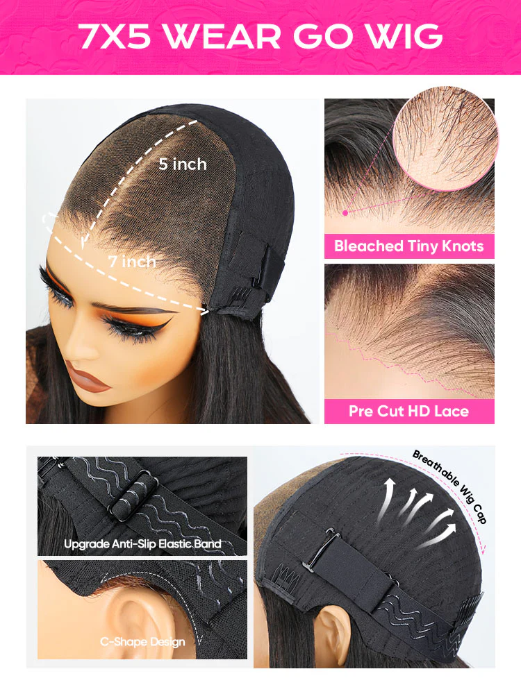 CurlyMe New Wand Curl Hairstyle Wear Go Wig Glueless Pre-cut HD Lace Wig Pre-plucked - Image 4